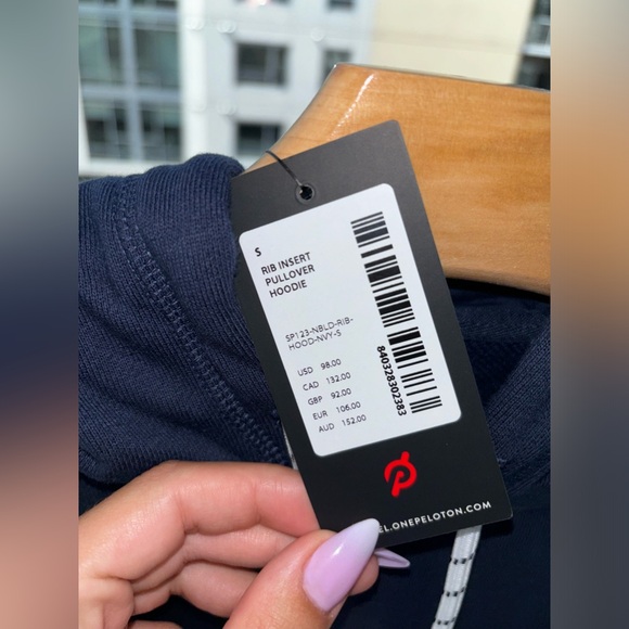 Peloton Rib Insert Pullover Hoodie - Picture 8 of 9